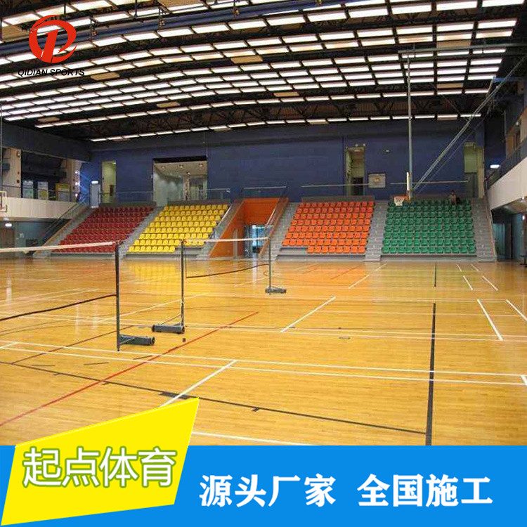 起点 乒乓球馆运动木地板 运动馆体育木地板施工